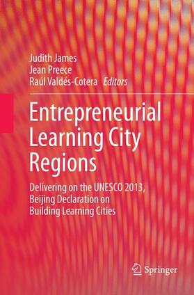 James / Valdés-Cotera / Preece |  Entrepreneurial Learning City Regions | Buch |  Sack Fachmedien