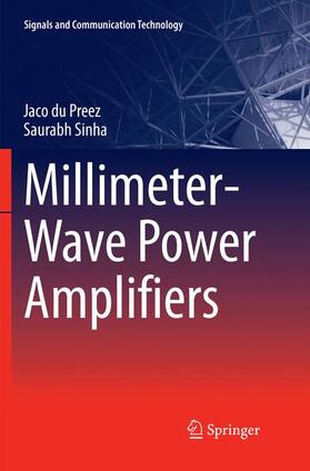 Sinha / du Preez |  Millimeter-Wave Power Amplifiers | Buch |  Sack Fachmedien