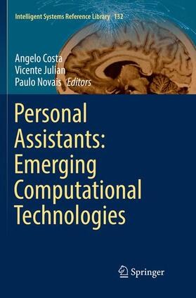 Costa / Novais / Julian |  Personal Assistants: Emerging Computational Technologies | Buch |  Sack Fachmedien