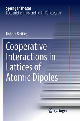 Bettles |  Cooperative Interactions in Lattices of Atomic Dipoles | Buch |  Sack Fachmedien