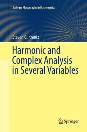 Krantz |  Harmonic and Complex Analysis in Several Variables | Buch |  Sack Fachmedien