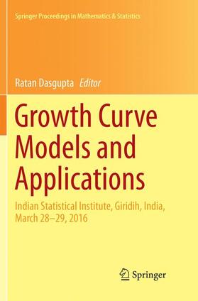 Dasgupta |  Growth Curve Models and Applications | Buch |  Sack Fachmedien