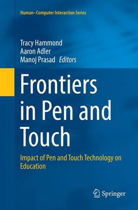 Hammond / Prasad / Adler |  Frontiers in Pen and Touch | Buch |  Sack Fachmedien