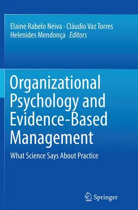 Neiva / Mendonça / Torres |  Organizational Psychology and Evidence-Based Management | Buch |  Sack Fachmedien