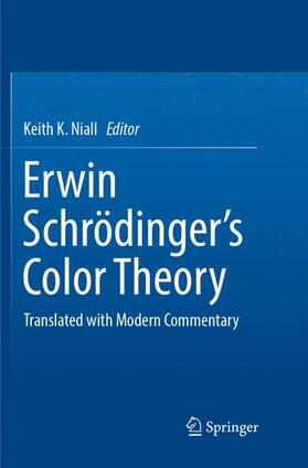 Niall |  Erwin Schrödinger's Color Theory | Buch |  Sack Fachmedien