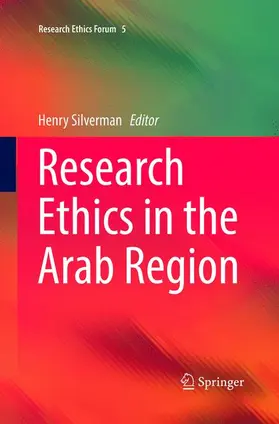 Silverman |  Research Ethics in the Arab Region | Buch |  Sack Fachmedien