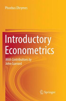 Dhrymes |  Introductory Econometrics | Buch |  Sack Fachmedien