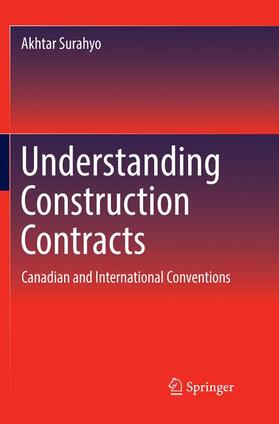 Surahyo |  Understanding Construction Contracts | Buch |  Sack Fachmedien