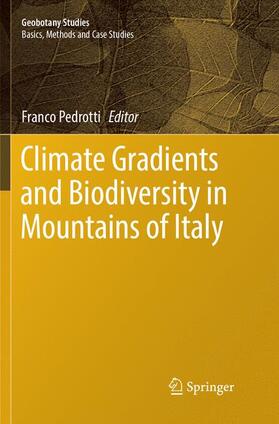 Pedrotti |  Climate Gradients and Biodiversity in Mountains of Italy | Buch |  Sack Fachmedien