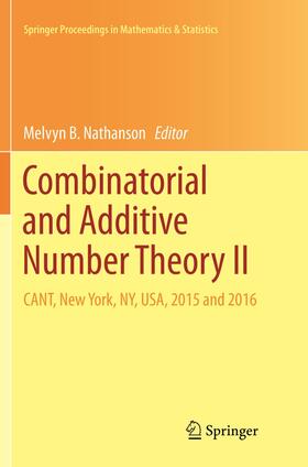 Nathanson |  Combinatorial and Additive Number Theory II | Buch |  Sack Fachmedien