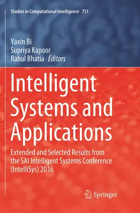 Bi / Bhatia / Kapoor |  Intelligent Systems and Applications | Buch |  Sack Fachmedien