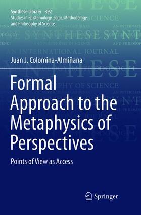 Colomina-Almiñana |  Formal Approach to the Metaphysics of Perspectives | Buch |  Sack Fachmedien
