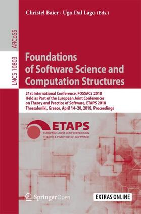 Dal Lago / Baier |  Foundations of Software Science and Computation Structures | Buch |  Sack Fachmedien
