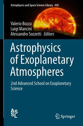 Bozza / Sozzetti / Mancini |  Astrophysics of Exoplanetary Atmospheres | Buch |  Sack Fachmedien