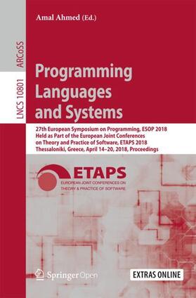 Ahmed |  Programming Languages and Systems | Buch |  Sack Fachmedien