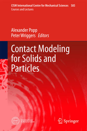 Popp / Wriggers |  Contact Modeling for Solids and Particles | eBook | Sack Fachmedien