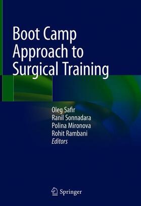 Safir / Rambani / Sonnadara |  Boot Camp Approach to Surgical Training | Buch |  Sack Fachmedien