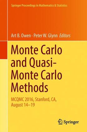 Glynn / Owen |  Monte Carlo and Quasi-Monte Carlo Methods | Buch |  Sack Fachmedien