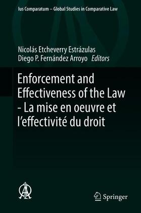 Fernández Arroyo / Etcheverry Estrázulas |  Enforcement and Effectiveness of the Law -  La mise en oeuvre et l¿effectivité du droit | Buch |  Sack Fachmedien