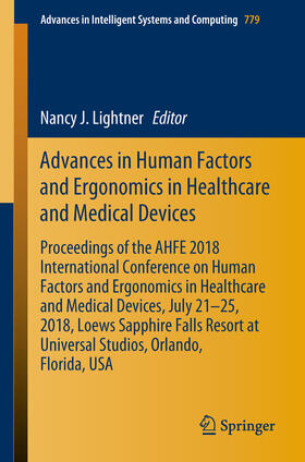 Lightner |  Advances in Human Factors and Ergonomics in Healthcare and Medical Devices | eBook | Sack Fachmedien