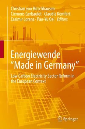 von Hirschhausen / Gerbaulet / Oei |  Energiewende "Made in Germany" | Buch |  Sack Fachmedien