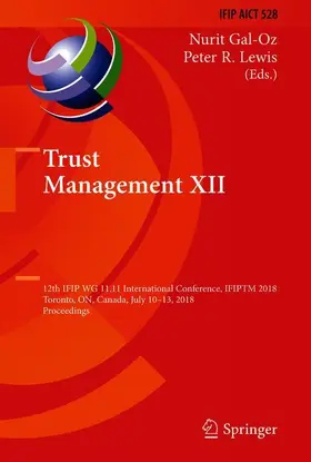 Lewis / Gal-Oz |  Trust Management XII | Buch |  Sack Fachmedien