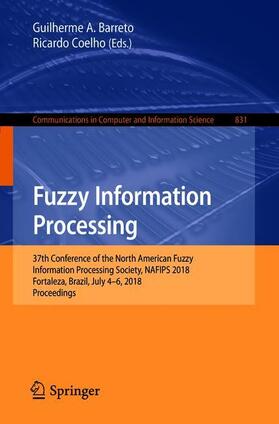 Coelho / Barreto |  Fuzzy Information Processing | Buch |  Sack Fachmedien