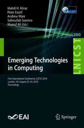 Miraz / Excell / Ali |  Emerging Technologies in Computing | Buch |  Sack Fachmedien