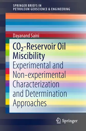 Saini | CO2-Reservoir Oil Miscibility | E-Book | sack.de