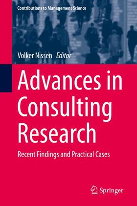 Nissen |  Advances in Consulting Research | Buch |  Sack Fachmedien