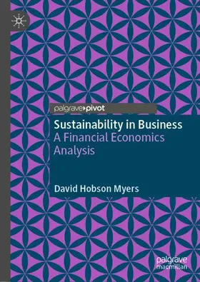 Myers |  Sustainability in Business | Buch |  Sack Fachmedien