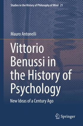 Antonelli |  Vittorio Benussi in the History of Psychology | Buch |  Sack Fachmedien