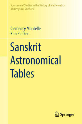 Montelle / Plofker |  Sanskrit Astronomical Tables | eBook | Sack Fachmedien