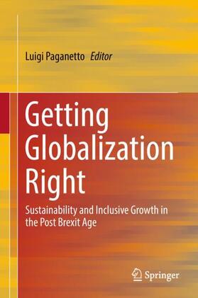 Paganetto |  Getting Globalization Right | Buch |  Sack Fachmedien