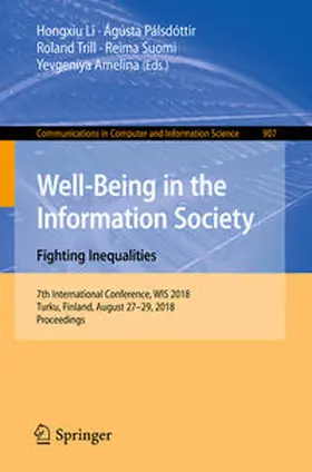 Li / Pálsdóttir / Trill | Well-Being in the Information Society. Fighting Inequalities | E-Book | sack.de