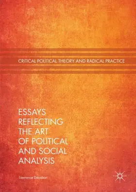 Davidson |  Essays Reflecting the Art of Political and Social Analysis | Buch |  Sack Fachmedien