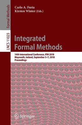 Winter / Furia |  Integrated Formal Methods | Buch |  Sack Fachmedien