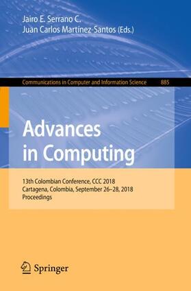 Martínez-Santos / Serrano C. |  Advances in Computing | Buch |  Sack Fachmedien