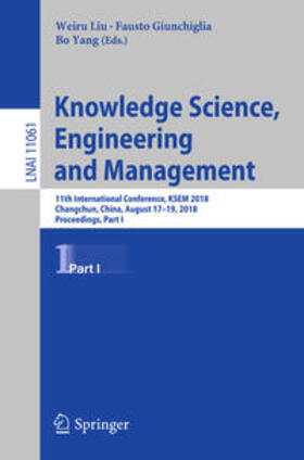 Liu / Giunchiglia / Yang |  Knowledge Science, Engineering and Management | eBook | Sack Fachmedien