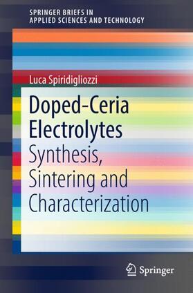 Spiridigliozzi |  Doped-Ceria Electrolytes | Buch |  Sack Fachmedien