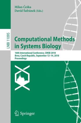 Šafránek / Ceška / Ceška |  Computational Methods in Systems Biology | Buch |  Sack Fachmedien