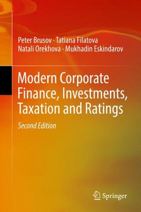 Brusov / Eskindarov / Filatova |  Modern Corporate Finance, Investments, Taxation and Ratings | Buch |  Sack Fachmedien