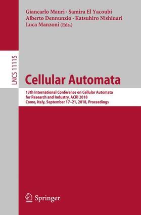 Mauri / El Yacoubi / Manzoni |  Cellular Automata | Buch |  Sack Fachmedien