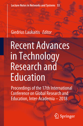 Laukaitis |  Recent Advances in Technology Research and Education | eBook | Sack Fachmedien