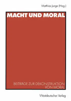 Junge | Macht und Moral | E-Book | sack.de