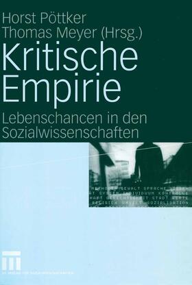 Meyer / Pöttker |  Kritische Empirie | Buch |  Sack Fachmedien