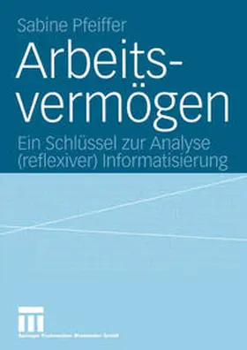 Pfeiffer |  Arbeitsvermögen | eBook | Sack Fachmedien