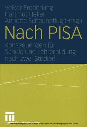 Frederking / Heller / Scheunpflug |  Nach PISA | eBook | Sack Fachmedien