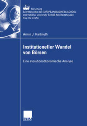 Hartmuth | Institutioneller Wandel von Börsen | E-Book | sack.de