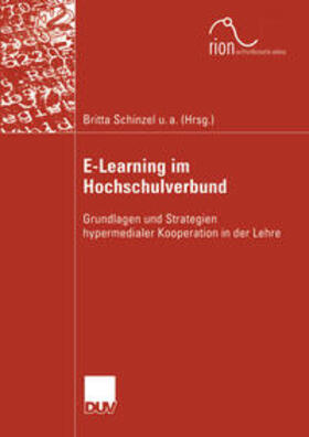 Schinzel / Taeger / Gorny |  E-Learning im Hochschulverbund | eBook | Sack Fachmedien